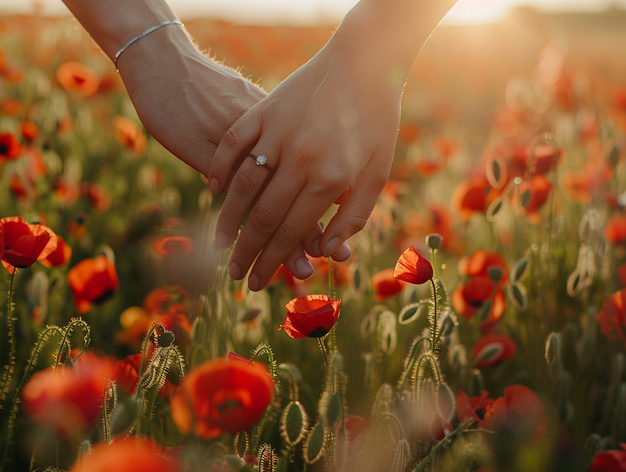 noces coquelicot