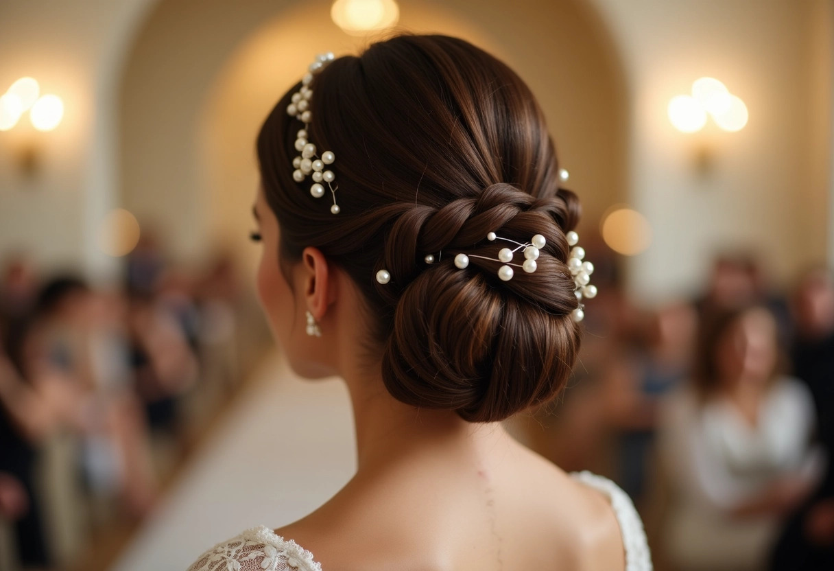 chignon tressé