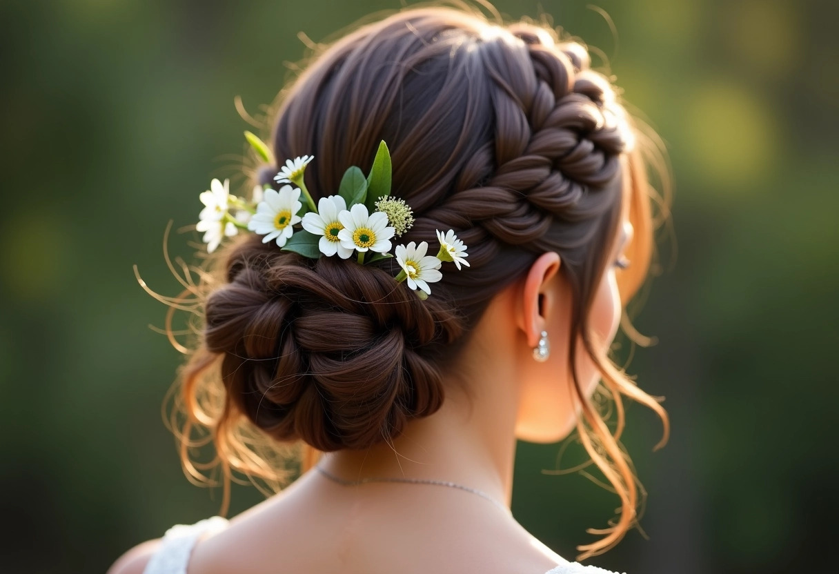 chignon mariage